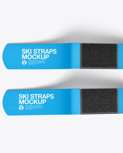 Ski Straps Mockup