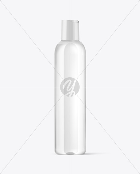 Clear Plastic Bottle Mockup