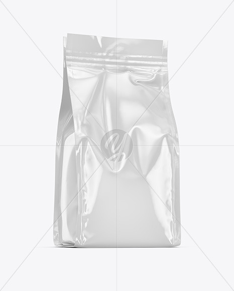 Glossy Food Bag Mockup