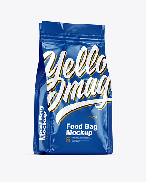 Glossy Food Bag Mockup - Mockup+Food+Free