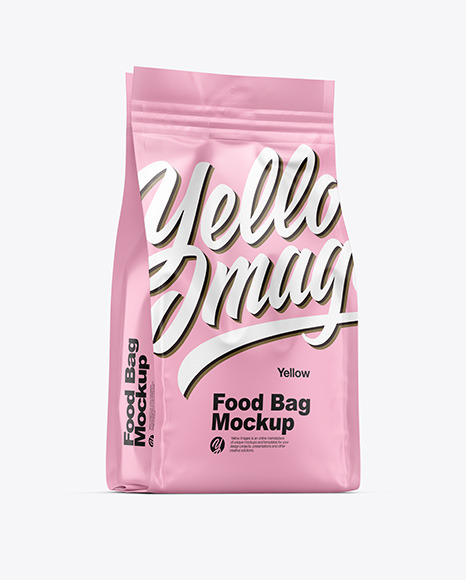 Matte Food Bag Mockup