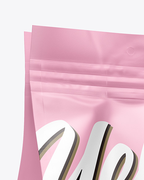 Matte Food Bag Mockup