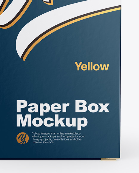 Paper Box Mockup