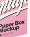 Paper Box Mockup