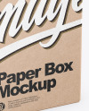 Kraft Box Mockup