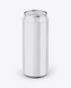 Metallic Can W/ Glossy Finish Mockup