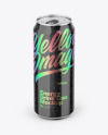 Metallic Can W/ Glossy Finish Mockup