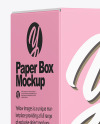 Paper Box Mockup