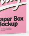 Paper Box Mockup Paper Box Mockup