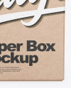 Kraft Box Mockup