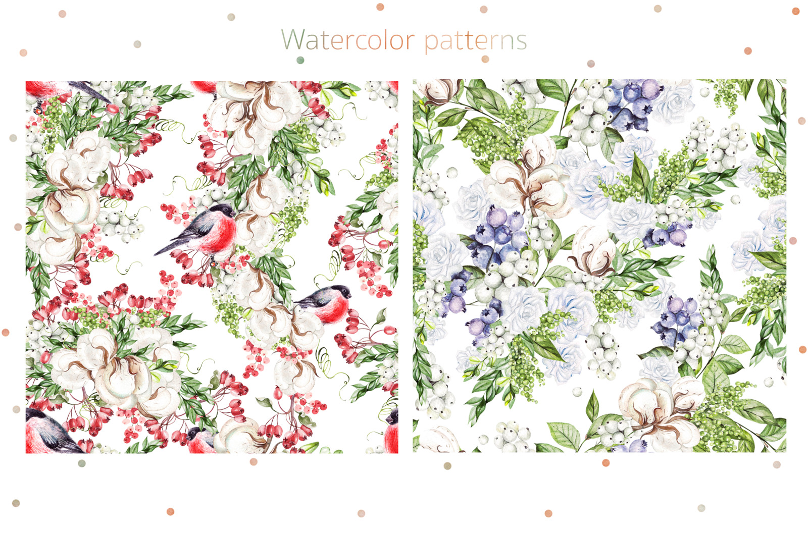 Watercolor Merry Christmas Watercolor Merry Christmas