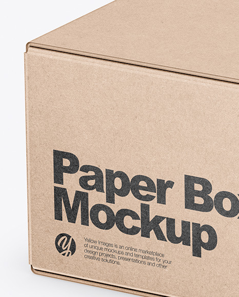 Kraft Box Mockup