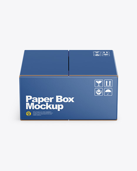 Paper Box Mockup