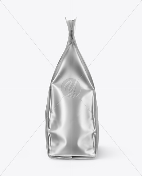 Matte Metallic Food Bag Mockup