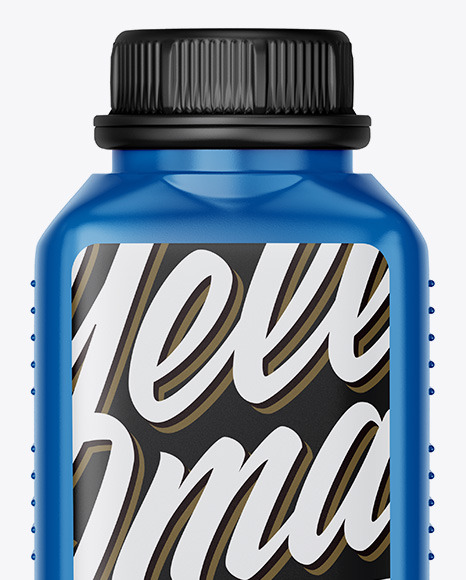 Glossy Motor Oil Bottle Mockup