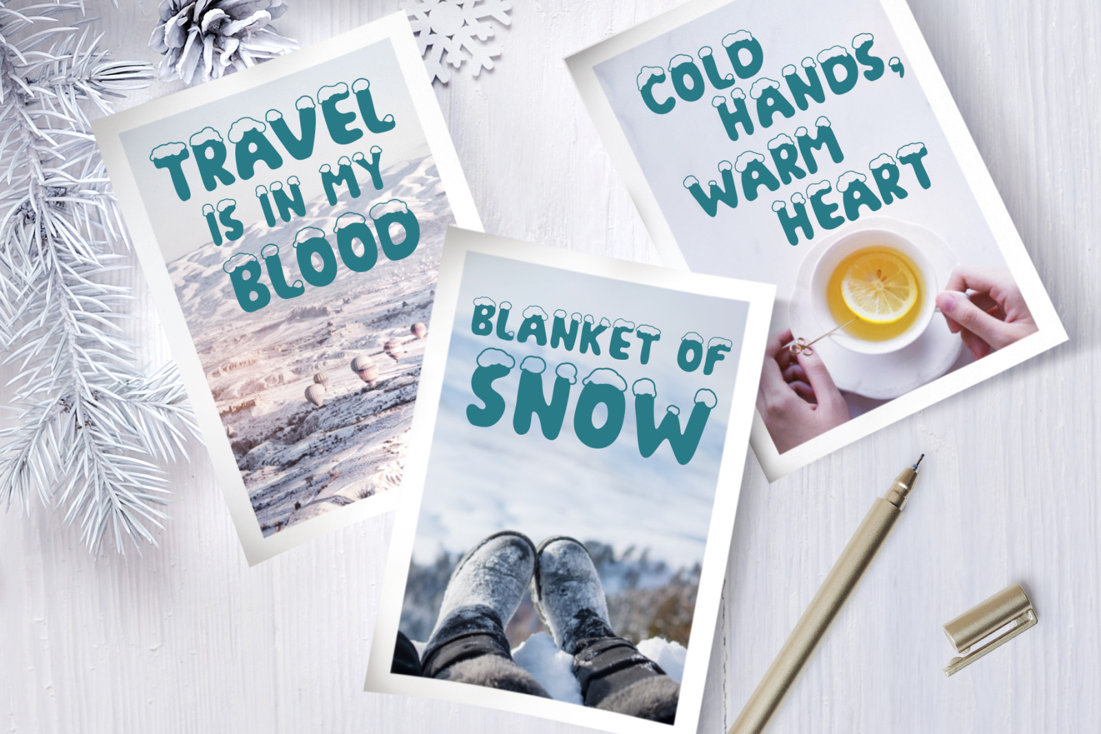 Christmas Snow Hand Drawn Font Christmas Snow Hand Drawn Font