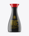 Soy Sauce Glossy Plastic Bottle Mockup