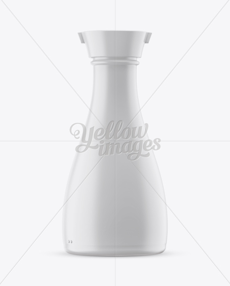 Soy Sauce Matte Plastic Bottle Mockup