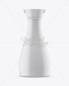 Soy Sauce Matte Plastic Bottle Mockup