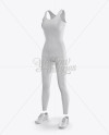 Women's Fitness Kit Mockup - Halfside View