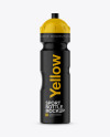 Matte Plastic Sport Bottle Mockup