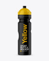 Matte Plastic Sport Bottle Mockup