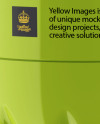 Glossy Plastic Sport Bottle Mockup