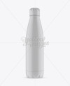 Matte Plastic Sport Bottle Mockup