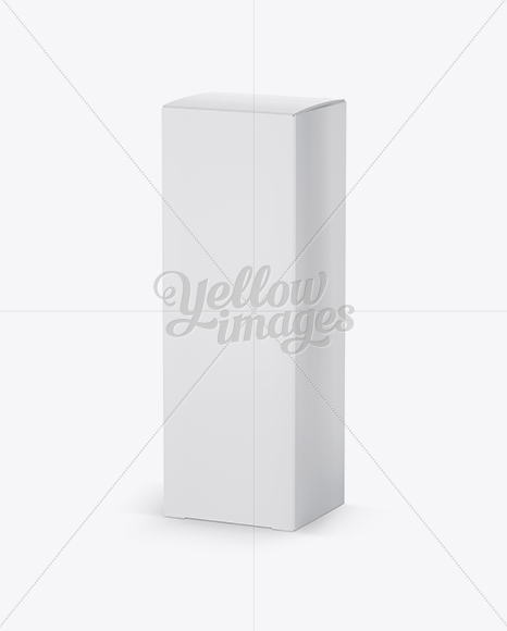 Nasal Spray Box Mockup - 25° Angle Front View (High-Angle Shot)