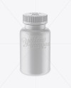 Matte Pill Bottle Mockup (High-Angle Shot)