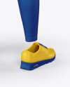 Women's Fitness Kit Mockup - Back Halfside View