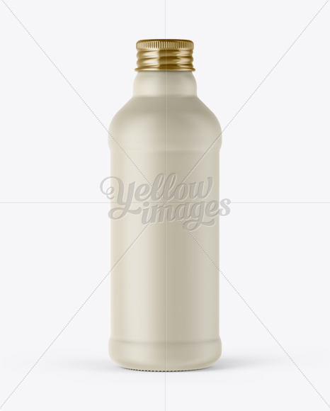 Ceramic Bottle w/ Metal Cap Mockup