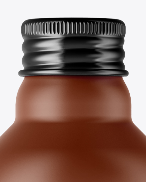 Ceramic Bottle w/ Metal Cap Mockup