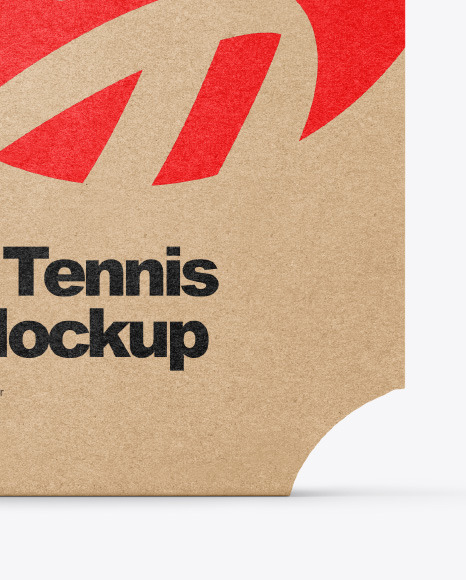 Box For Tennis String Mockup