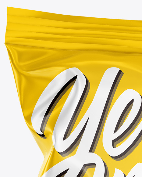 Glossy Chips Bag Mockup