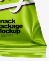 Metallic Chips Bag Mockup