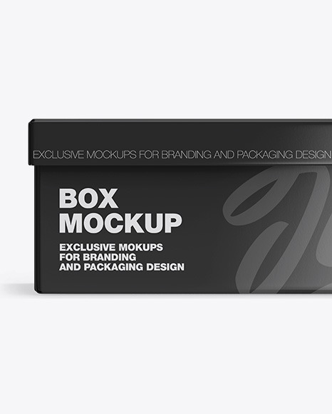 Glossy Paper Box Mockup