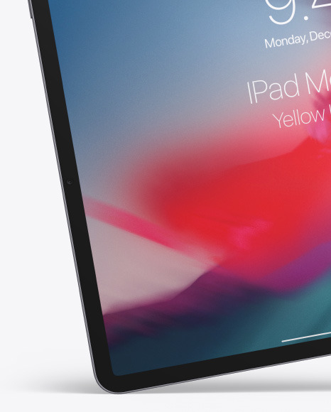 Apple iPad Pro 2018 12.9 Mockup