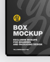 Glossy Paper Box Mockup