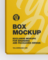 Glossy Paper Box Mockup