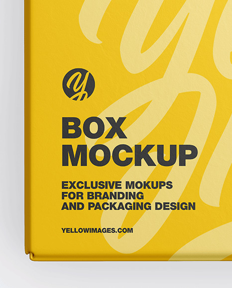 Matte Paper Box Mockup