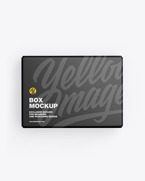 Matte Paper Box Mockup