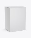 Paper Box Mockup - Halfside View Paper Box Mockup - Halfside View