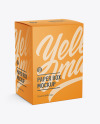 Paper Box Mockup - Halfside View Paper Box Mockup - Halfside View