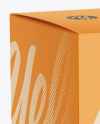 Paper Box Mockup - Halfside View Paper Box Mockup - Halfside View