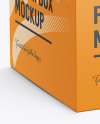 Paper Box Mockup - Halfside View Paper Box Mockup - Halfside View