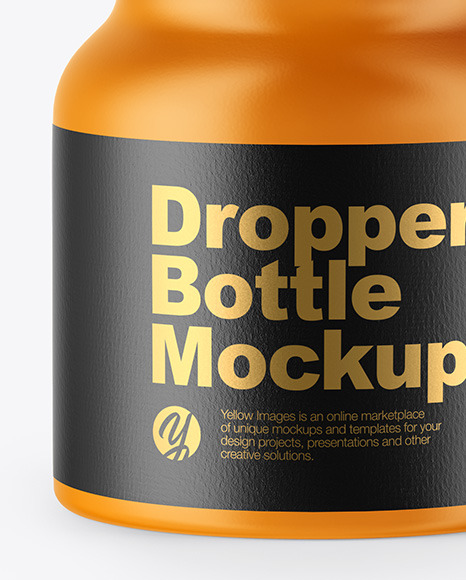 5ml Matte Dropper Bottle Mockup