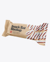 Two Kraft Paper Snack Bars Mockup