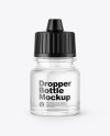 5ml Clear Glass Dropper Bottle Mockup