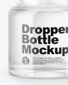 5ml Clear Glass Dropper Bottle Mockup